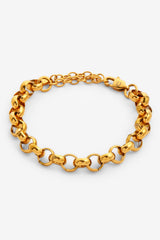 Chunky Belcher Bracelet 10mm - Gold