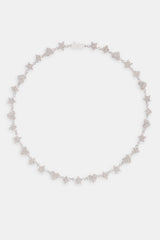 10mm Iced CZ Motif Tennis Chain