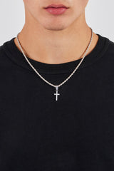 18mm Polished Cross Pendant