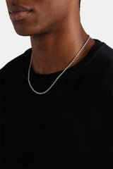 3mm Rope Chain - White