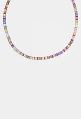 5mm Tonal Baguette Tennis Chain - Gold