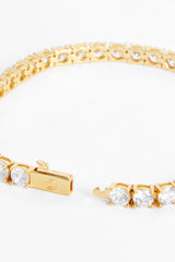 Gold Plated 5mm Tennis Bracelet