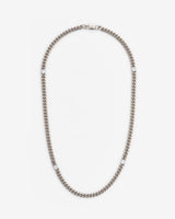 6mm Clear Stone Cuban Chain