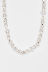 8mm Iced Cross Infinity Chain