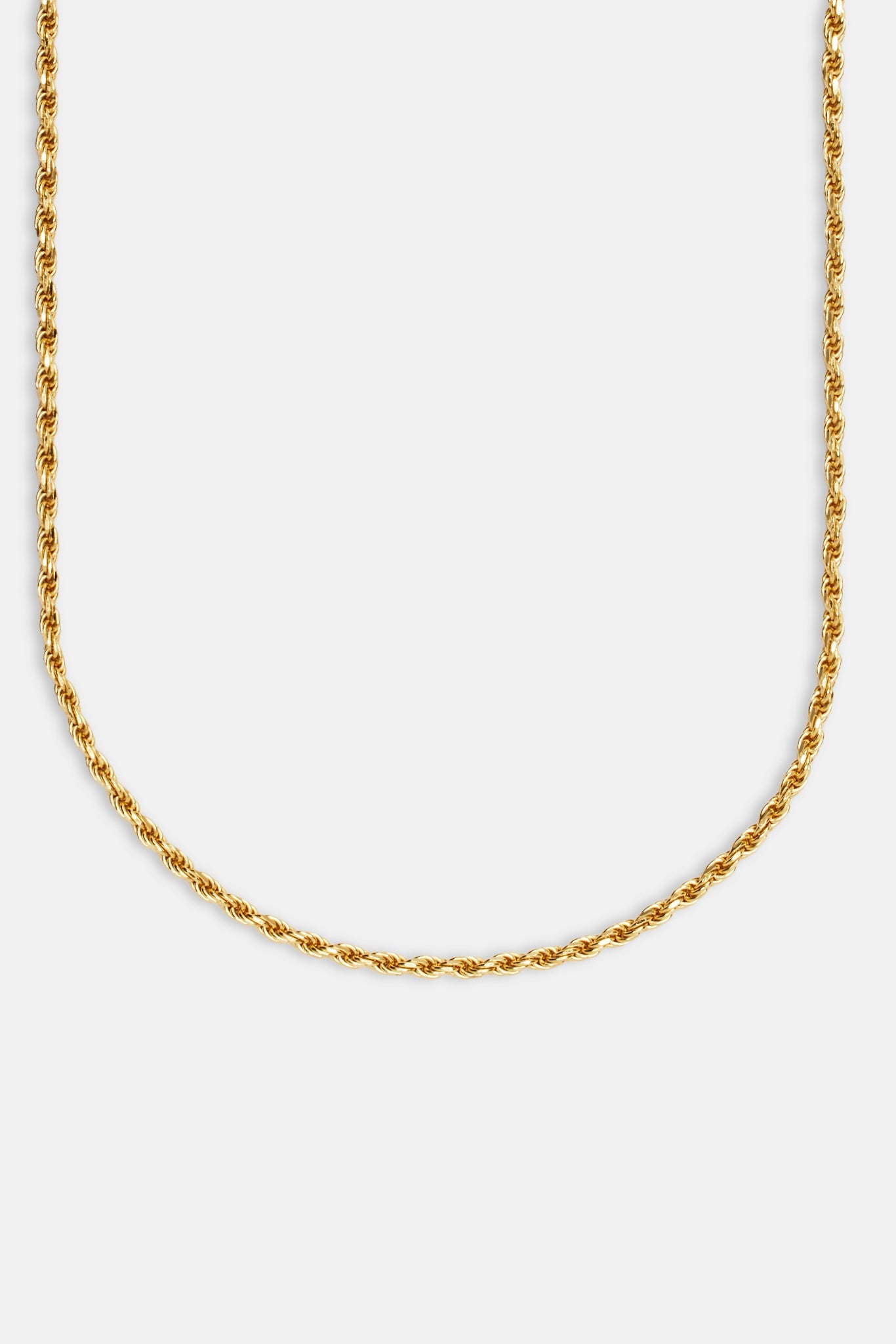 Gold Plated 3mm Rope Chain