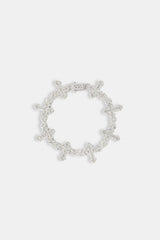 Iced Cross Baguette Bracelet - 20mm
