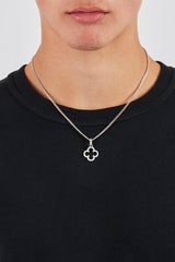 Iced Motif Outline Pendant