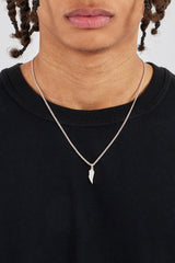 Micro Iced Angel Wing Necklace - 15mm