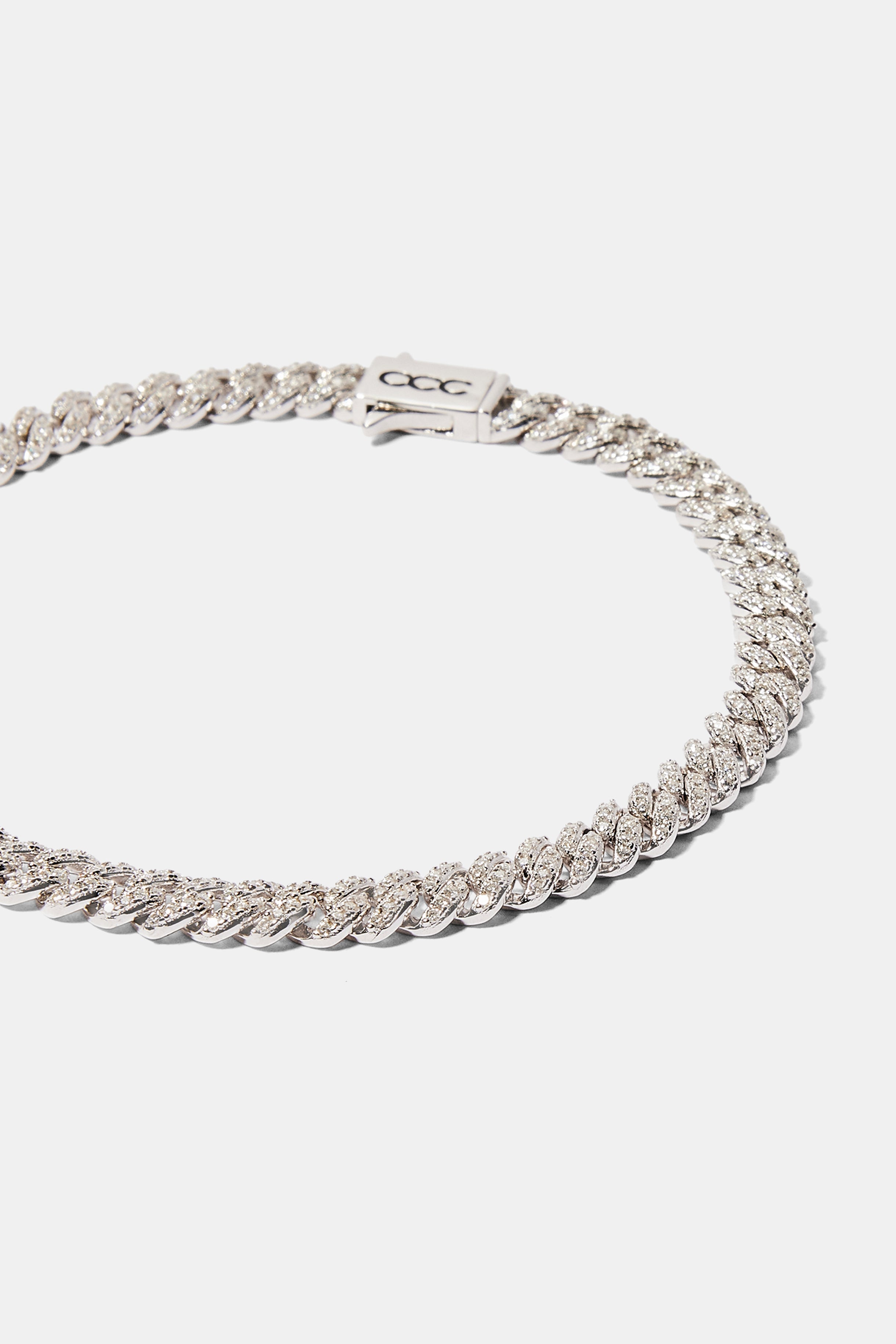 Moissanite Cuban Bracelet - 6mm