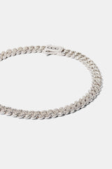 Moissanite Cuban Bracelet - 6mm