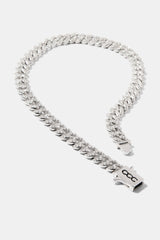8mm Moissanite Cuban Bracelet