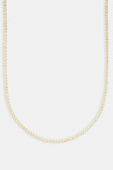 Micro Tennis Chain Lemon - White 2.5mm