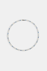 Blue CZ & Opal Chain - 6mm