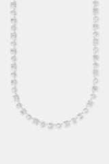 Clear Mixed Shape Cluster Chain - 6mm