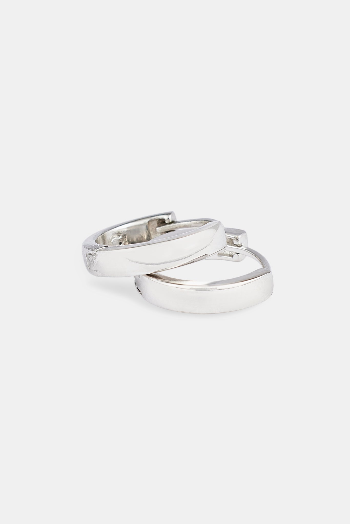 Polished Huggie Earrings