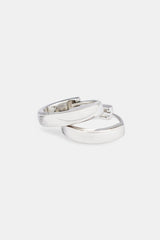 Polished Huggie Earrings