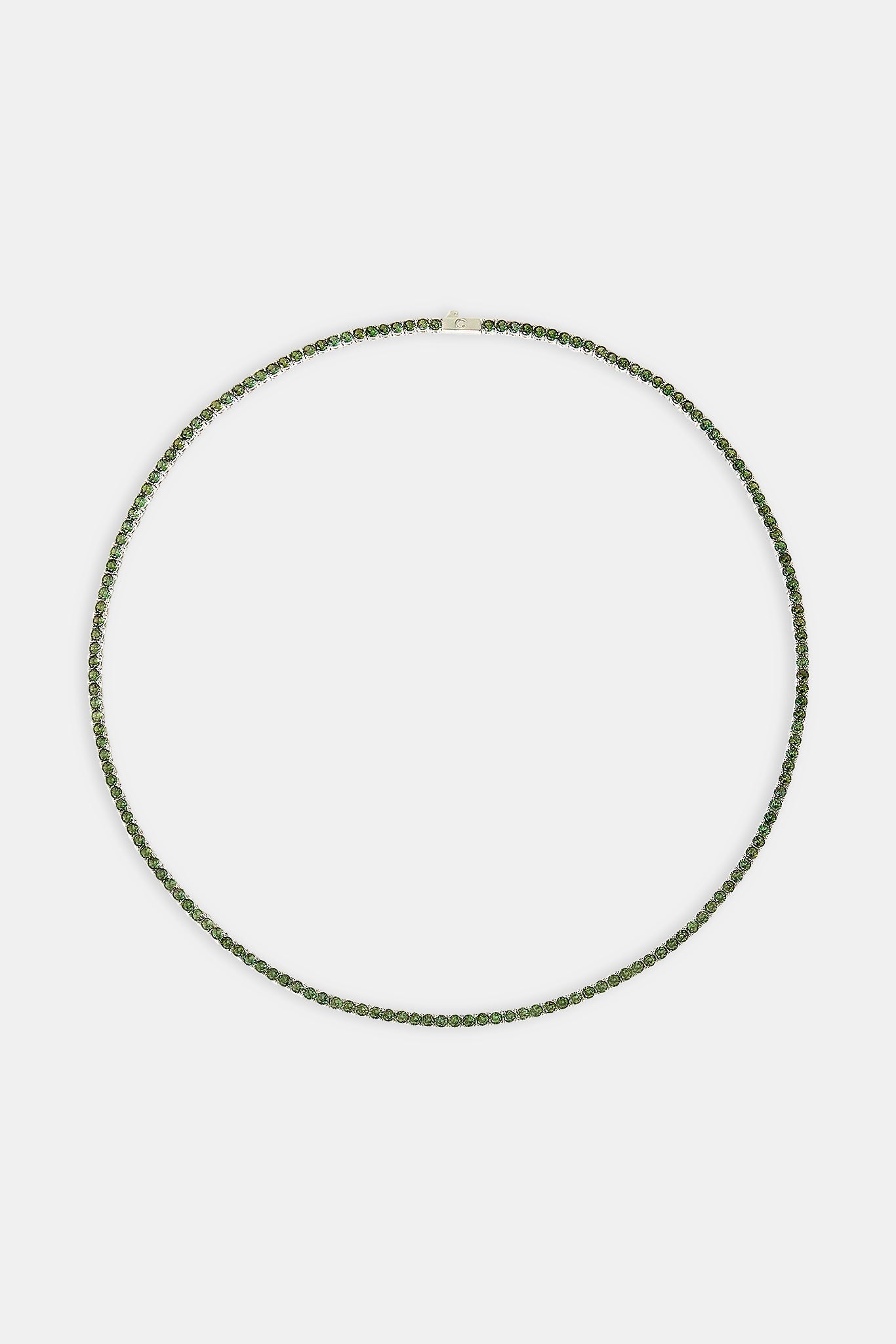 Dark Green Tennis Chain - 3mm