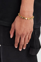 Green Malachite Multi Gemstone Bracelet - 6mm