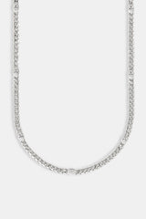 Iced Gemstone Miami Cuban Chain - 5mm