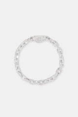Iced Pave CZ Link Bracelet - 6mm