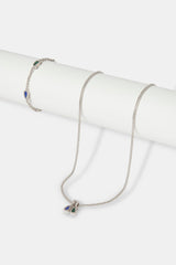 Lapis & Malachite Paisley Rolo Bracelet & Necklace
