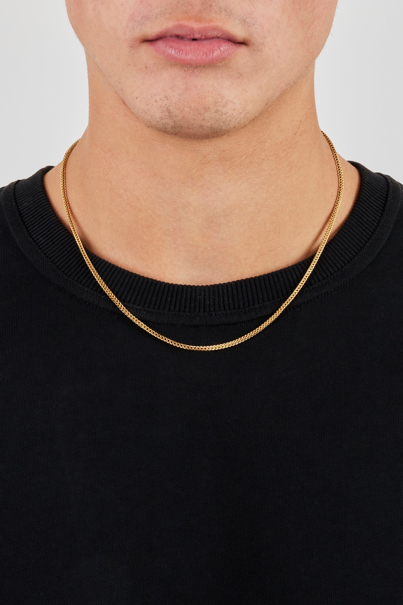 Micro Franco Chain - 1.5mm - Gold