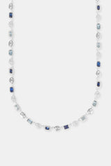 Multi Gemstone Coffee Bean Link Chain - 6mm