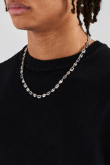 Multi Gemstone Coffee Bean Link Chain - 6mm