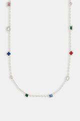 Multi Gemstone Rolo Chain - 6mm