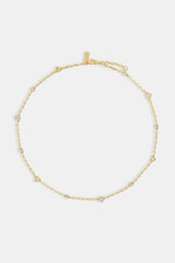 Mother of Pearl Heart Mix Rolo Chain - 8mm
