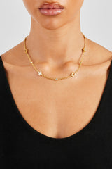 Mother of Pearl Motif Mix Rolo Chain - 8mm