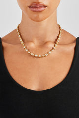 Mother of Pearl Multi Gemstone Chain - 6mm