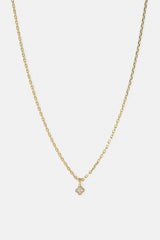 Mother Of Pearl Motif Rolo Necklace - 8mm