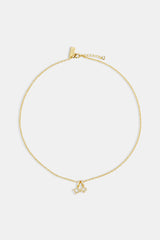 Motif Star and Motif Necklace - 8mm - Gold