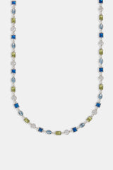 Mixed Shape Gemstone Link Chain - 6mm