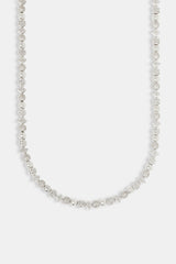 Polished & Iced Bead Motif Chain - 6mm