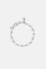 Polished Cross Bracelet - 6mm