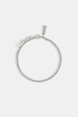 Polished Wheat Link Bracelet - 3mm