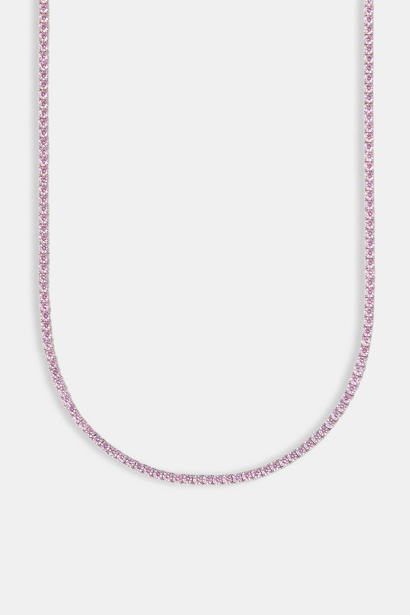 Pink Tennis Chain - 3mm