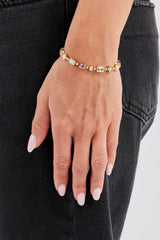 Pastel Multi Gemstone Bracelet - 6mm