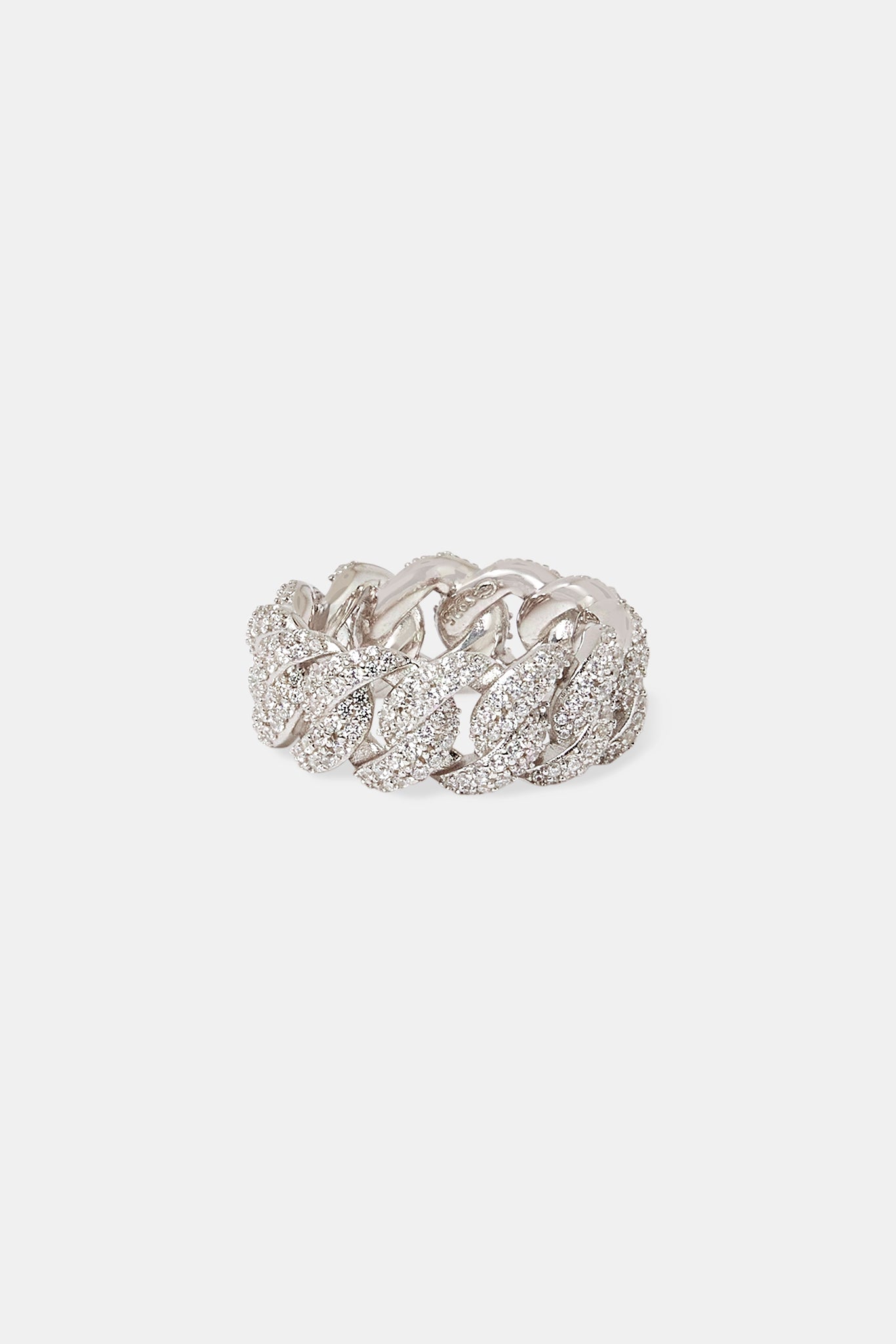 Iced Cuban Link Ring - 10mm