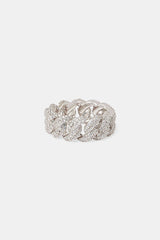 Iced Cuban Link Ring - 10mm
