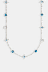 Star Motif Gemstone Rolo Chain - 10mm