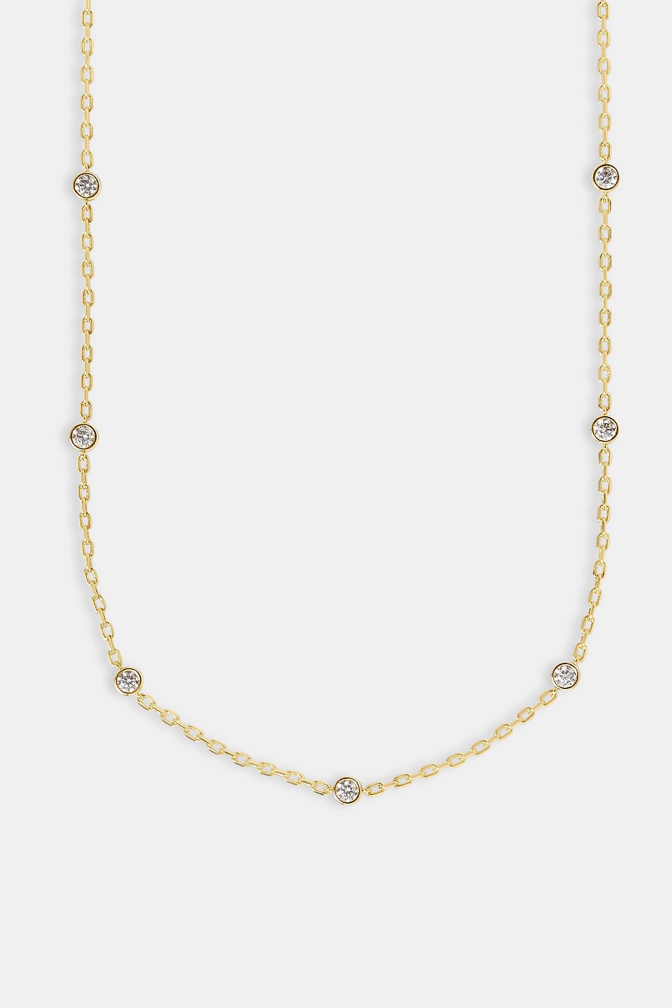 Gemstone Rolo Chain - 5mm - Gold