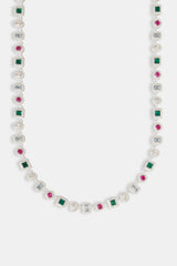 Multi Colour Mixed Shape Cluster Chain - 6mm