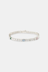 Multi Gemstone Tennis Bracelet - 5mm