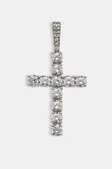 Iced Cross Pendant - 30mm
