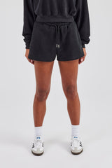 Embroidered Short - Black