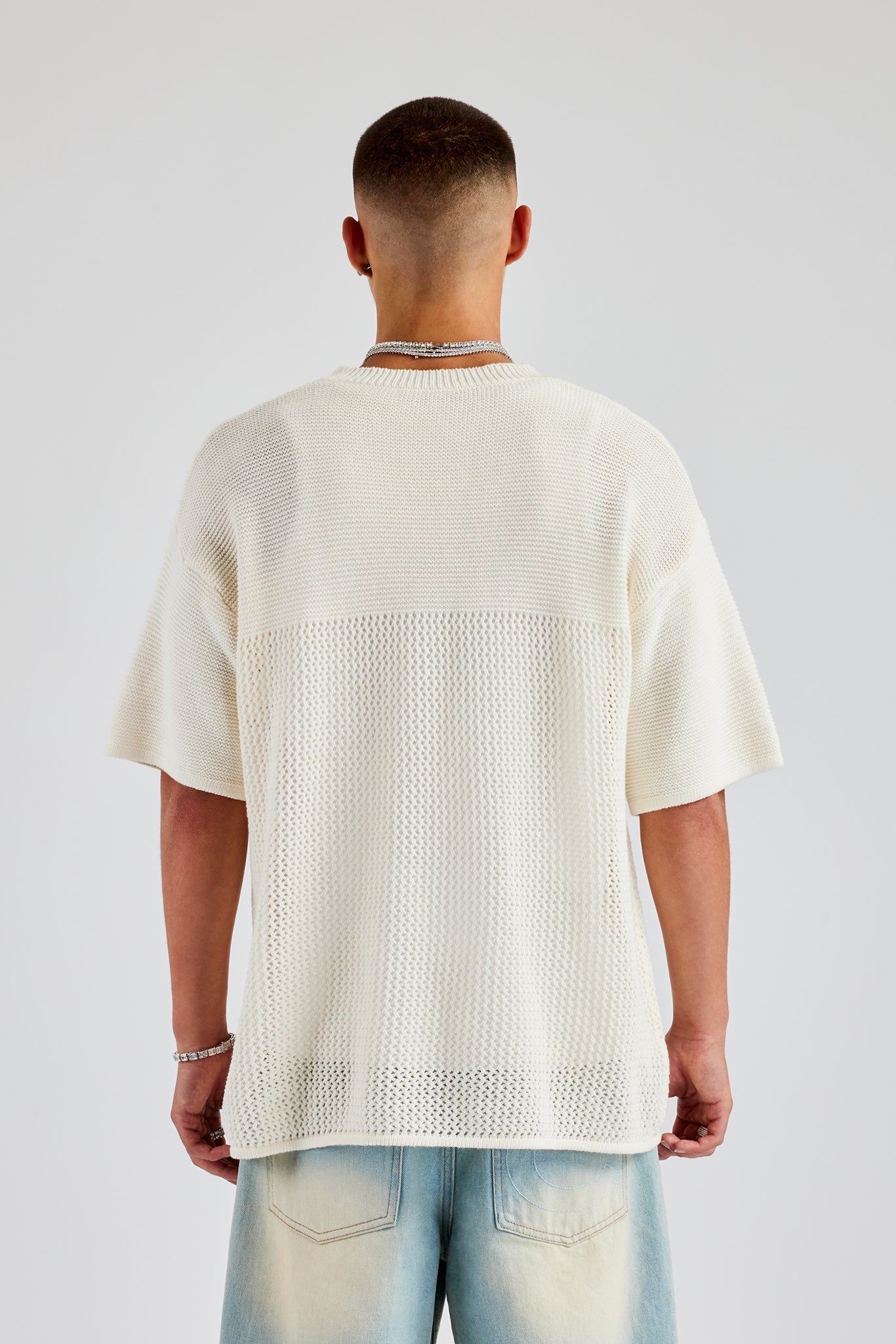 Oversized Varsity Knitted Top