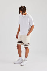 Loose Fit Knitted Short - Off White